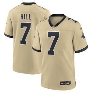 Mens Youths Taysom Hill Gold Vapor Stitched Jersey